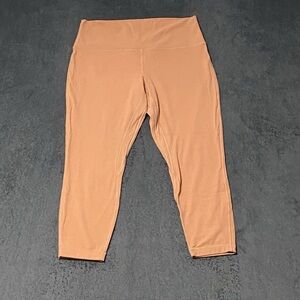 Lululemon Align High Rise Pant 25” Nulu Womens 14 Pink Savannah Leggings Pockets